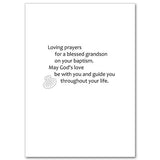 Grandson Baptism Card