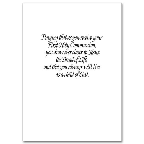 first communion prayer images