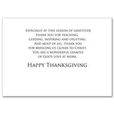 God Bless You Father Priest Thanksgiving Card