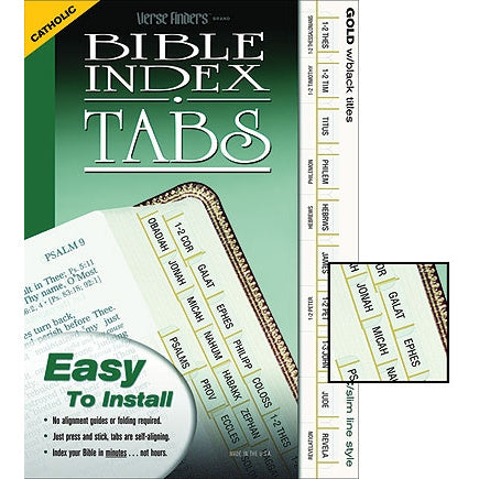 Slim Line Bible Index Tabs