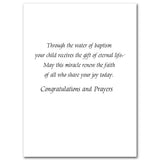Reborn in Christ Baptism Card