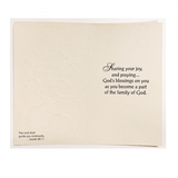 As a New Christian RCIA Card