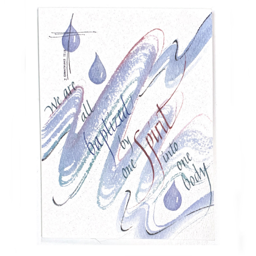 thumbnail image 2 of Beautiful Christening / Baptism Card For Adults Or Older Child – A5 With Envelope 2 of 6