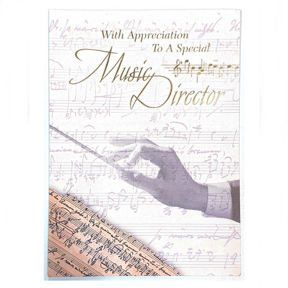 With Appreciation to a Special Music Director