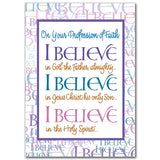 On Your Profession of Faith RCIA Card