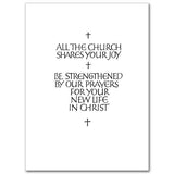 Congratulations as you Receive the Sacraments of Initiation