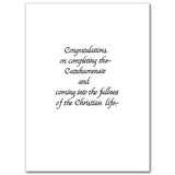 Confirmed by the Holy Spirit RCIA Card