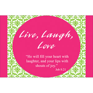 Happy Heart Scripture Card