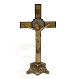Standing Saint Benedict Crucifix