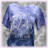 He Counts the Stars Tie-Dyed T-Shirt