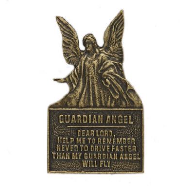 Guardian Angel Prayer Visor Clip