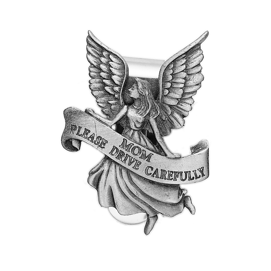 Mom Guardian Angel Visor Clip – The Catholic Gift Store