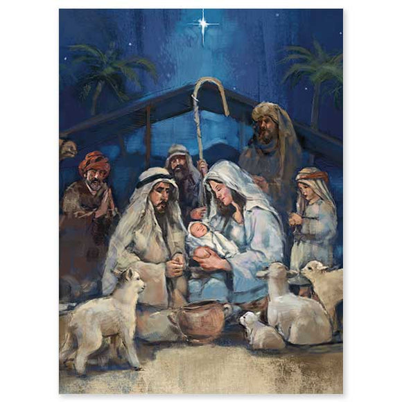 We Welcome Our King with a Humble Heart Christmas Cards
