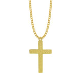 Gold Plated Our Father Cross