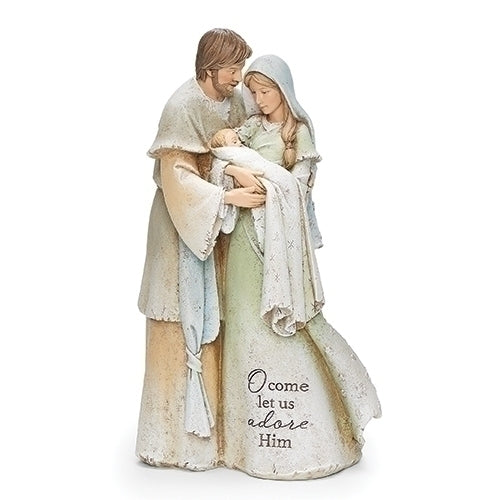 O Let Us Adore Him Holy Family Figure