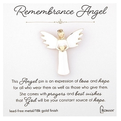 Remembrance Angel Pin
