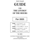 2024 or 2025 St. Joseph Guide for the Liturgy of the Hours