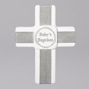 Baby's Baptism Wall Cross