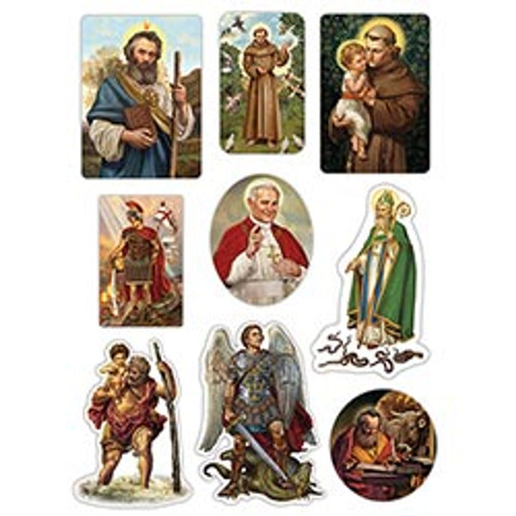 Saints for Boys Stickers