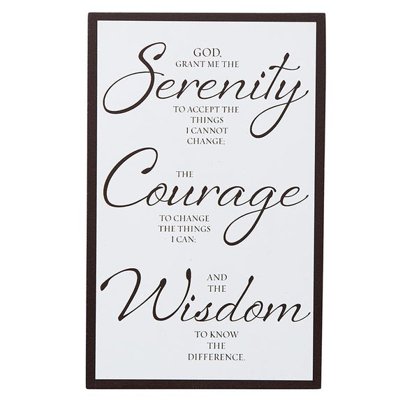Serenity Prayer Wall Plaque – The Catholic Gift Store