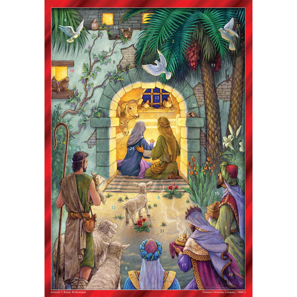 Peaceful Nativity Advent Calendar