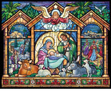 Stained Glass Nativity Puzzle 1,000 Pieces
