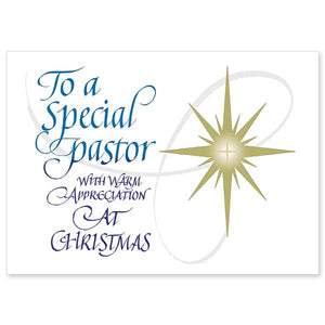Pastor Appreciation Christmas Card