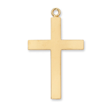 Gold Plated Our Father Cross
