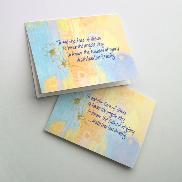 To See the Face of Jesus - Sympathy Card