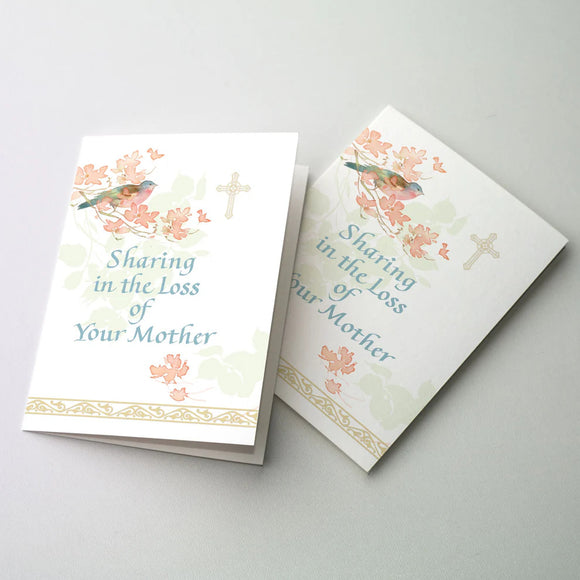 Sharing in the Loss of Your Mother - Sympathy Card