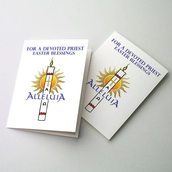 For a Devoted Priest - Easter Card
