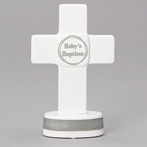 Baby's Baptism Tabletop Cross