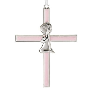 Baby Pink Epoxy Cross