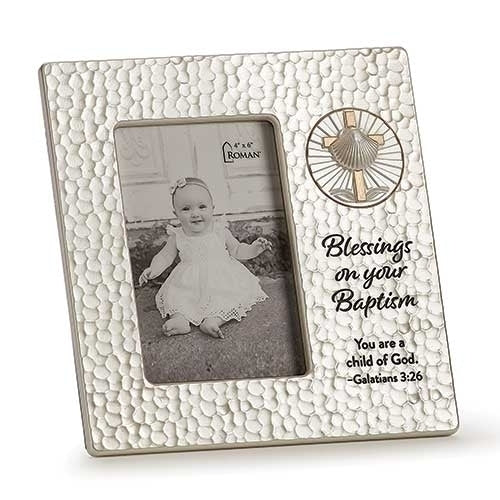 Baptism Blessings Frame