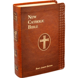 St. Joseph New Catholic Bible - Compact Size (Black, Brown, or Blue)