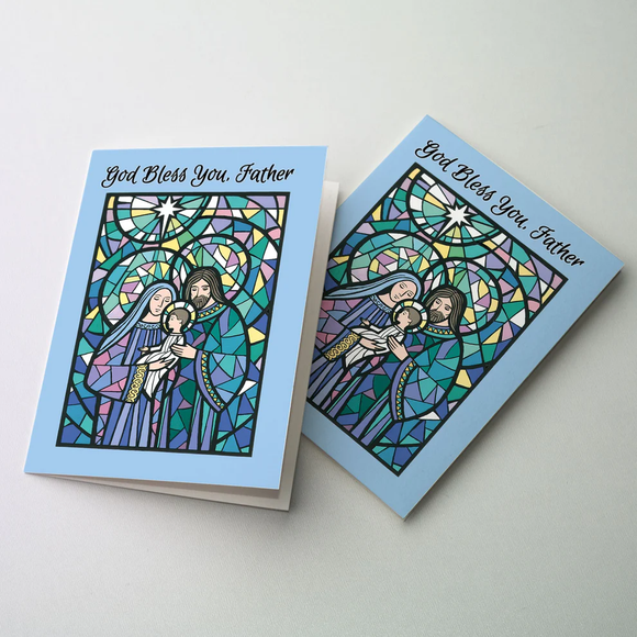 God Bless You, Father - Christmas Card
