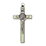 8" St. Benedict Wall Crucifix - Assorted Colors