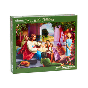 Jesus with Children 1000 Piece Puzzle