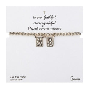 Gold Scapular Stretch Bracelet