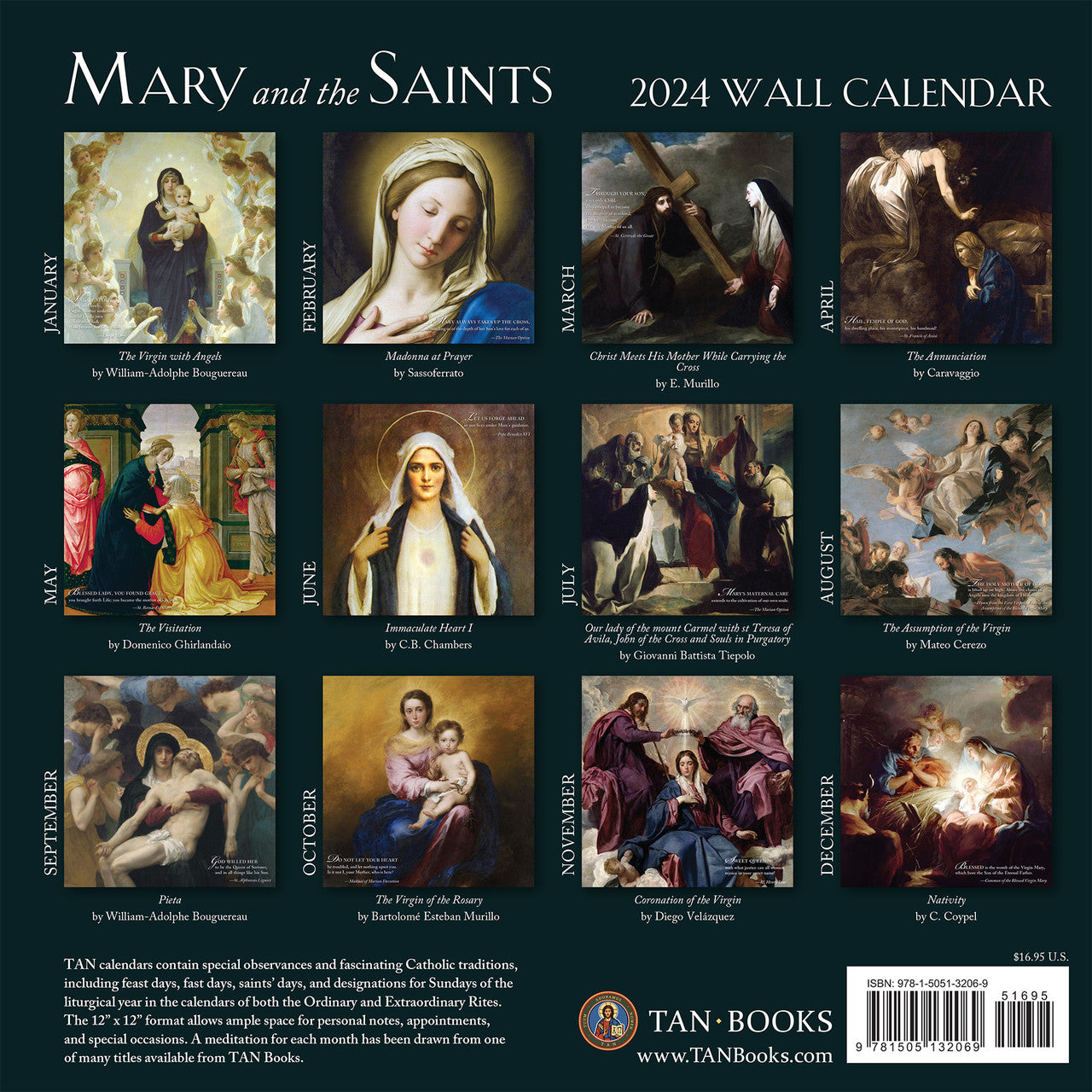 2024 Mary and the Saints Wall Calendar – The Catholic Gift Store 2024-mary-and-the-saints-wall-calendar-the-catholic-gift-store