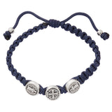 Children's Saint Benedict Corded Bracele