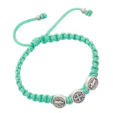 Children's Saint Benedict Corded Bracele