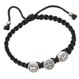 Children's Saint Benedict Corded Bracele
