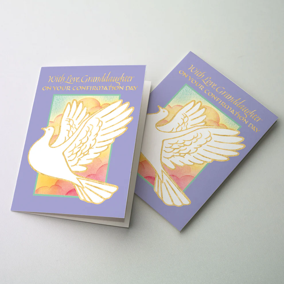 With Love Granddaughter on Your Confirmation Day