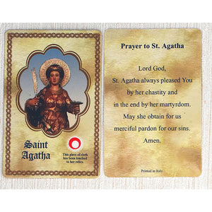 St. Agatha Relic Card