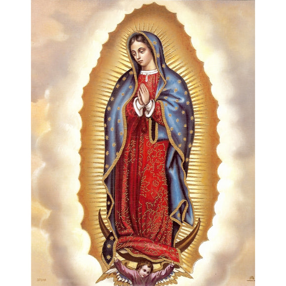 Our Lady of Guadalupe 8x10 Carded Print