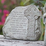 8" Celtic Cross Garden Stone