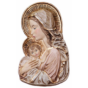 Madonna and Baby Jesus Wall Plaque