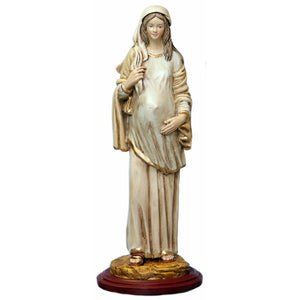 Pregnant Virgin Mary Statue 4" Base