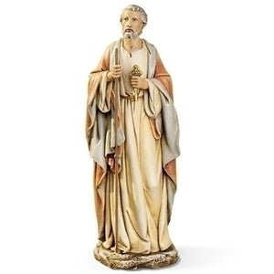 St. Peter with Key 10.5" Statue